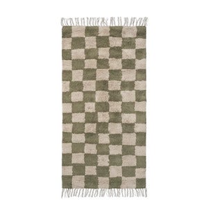 Tvättbar Matta Mara Elm Green