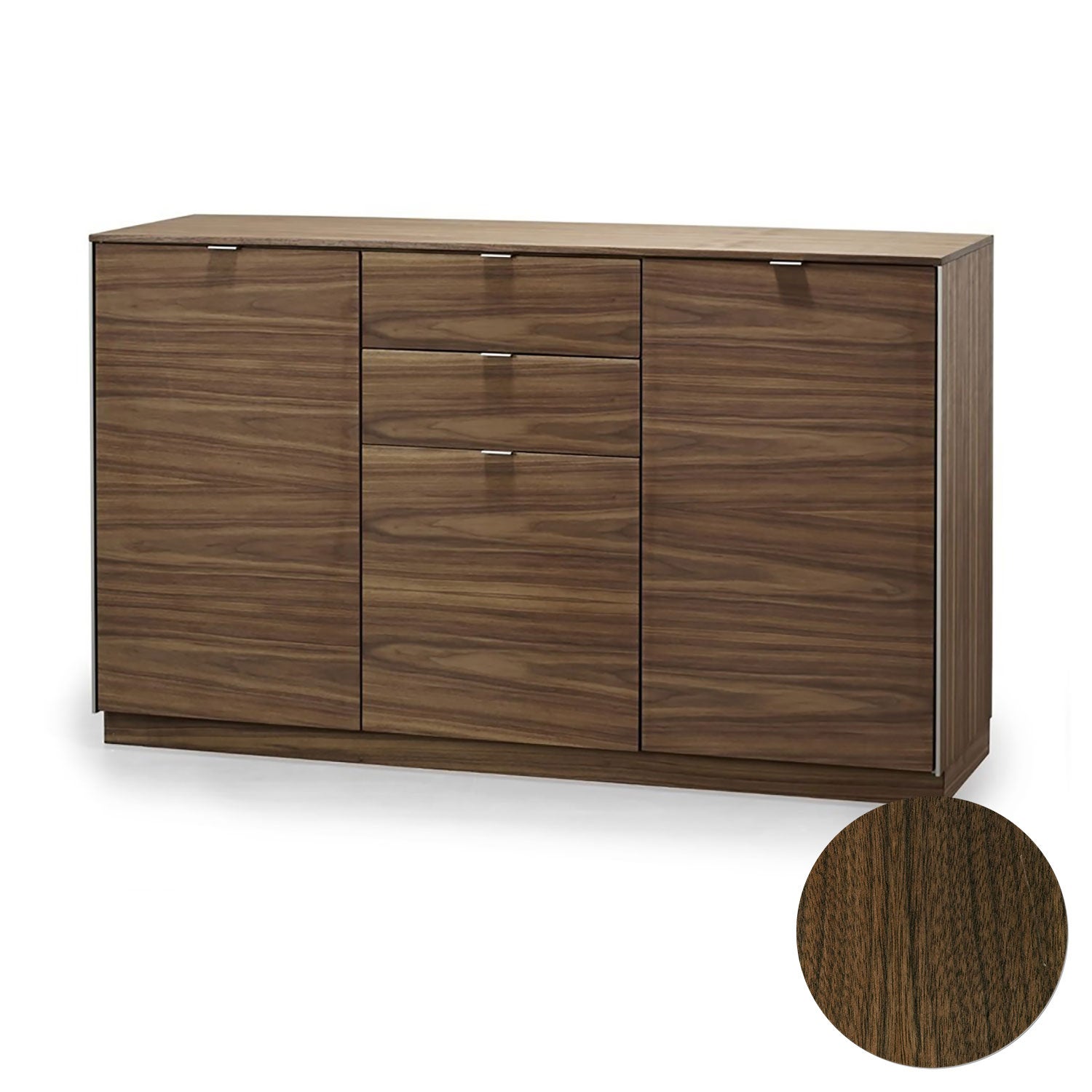 skovby, sm932 skänk valnöt lack 146x44x88cm