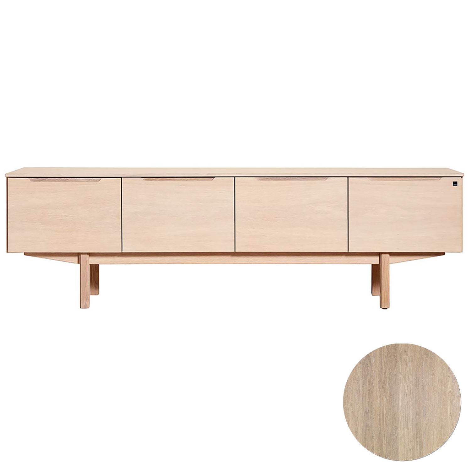 skovby, sm305 tv-bänk ek vitolja 194x40x58cm