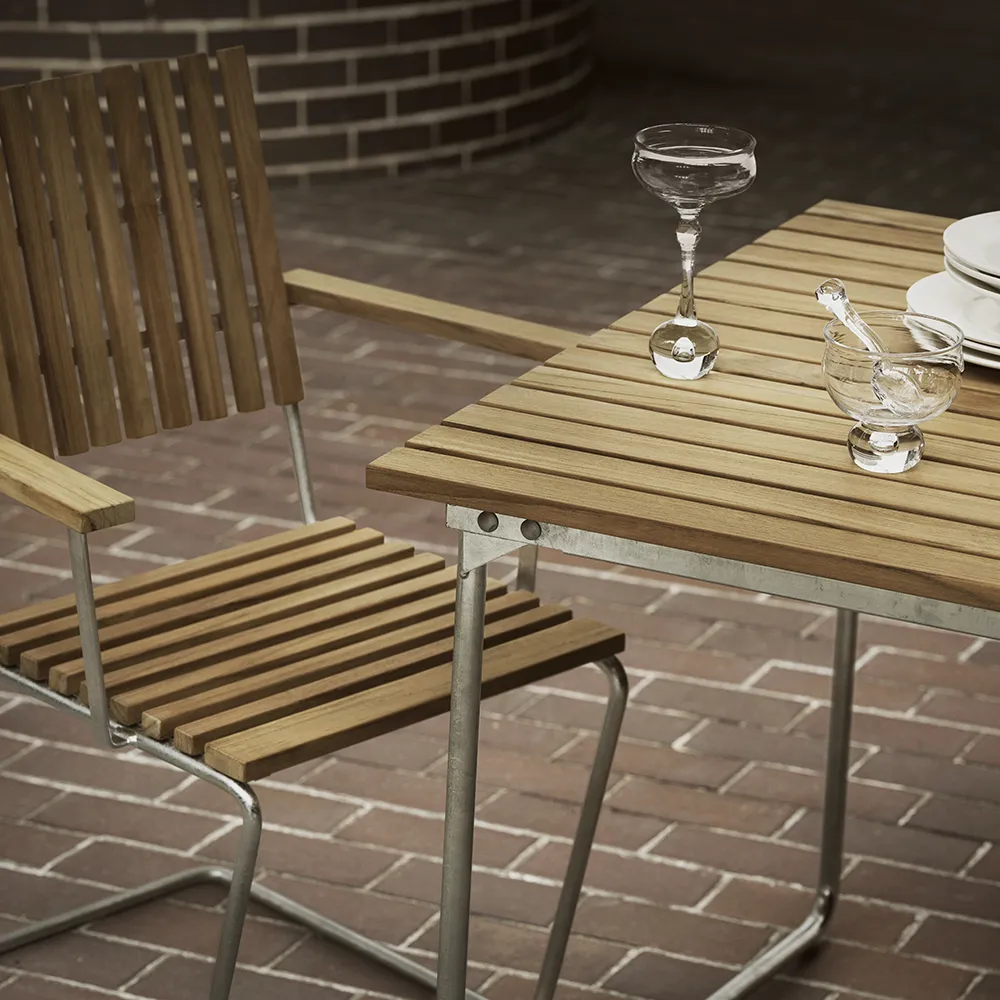 Bovik fåtölj teak / galv