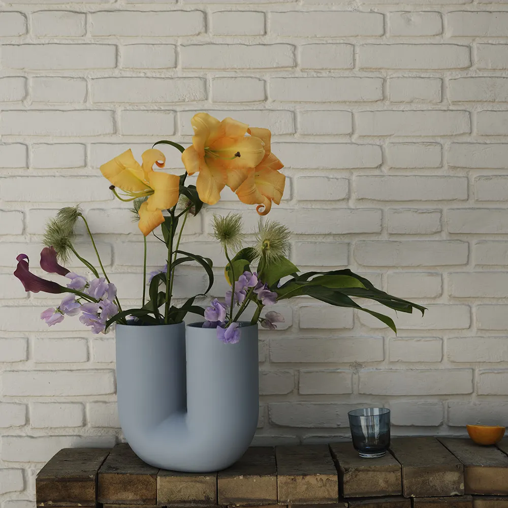 Kink Vas H: 26 cm - Light Blue