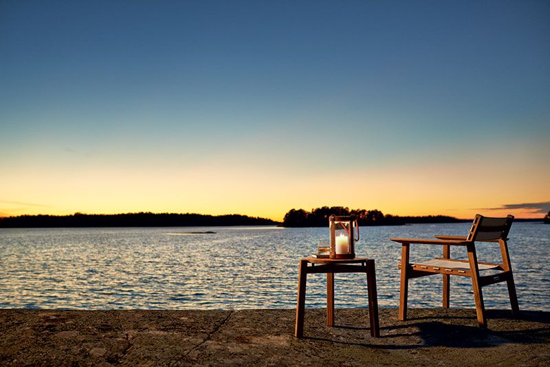 Djurö Loungefåtölj Teak/Teak 