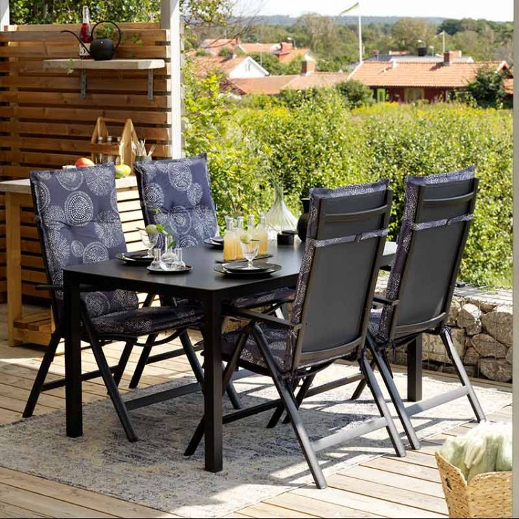 Rana positionsfåtölj svart / svart 