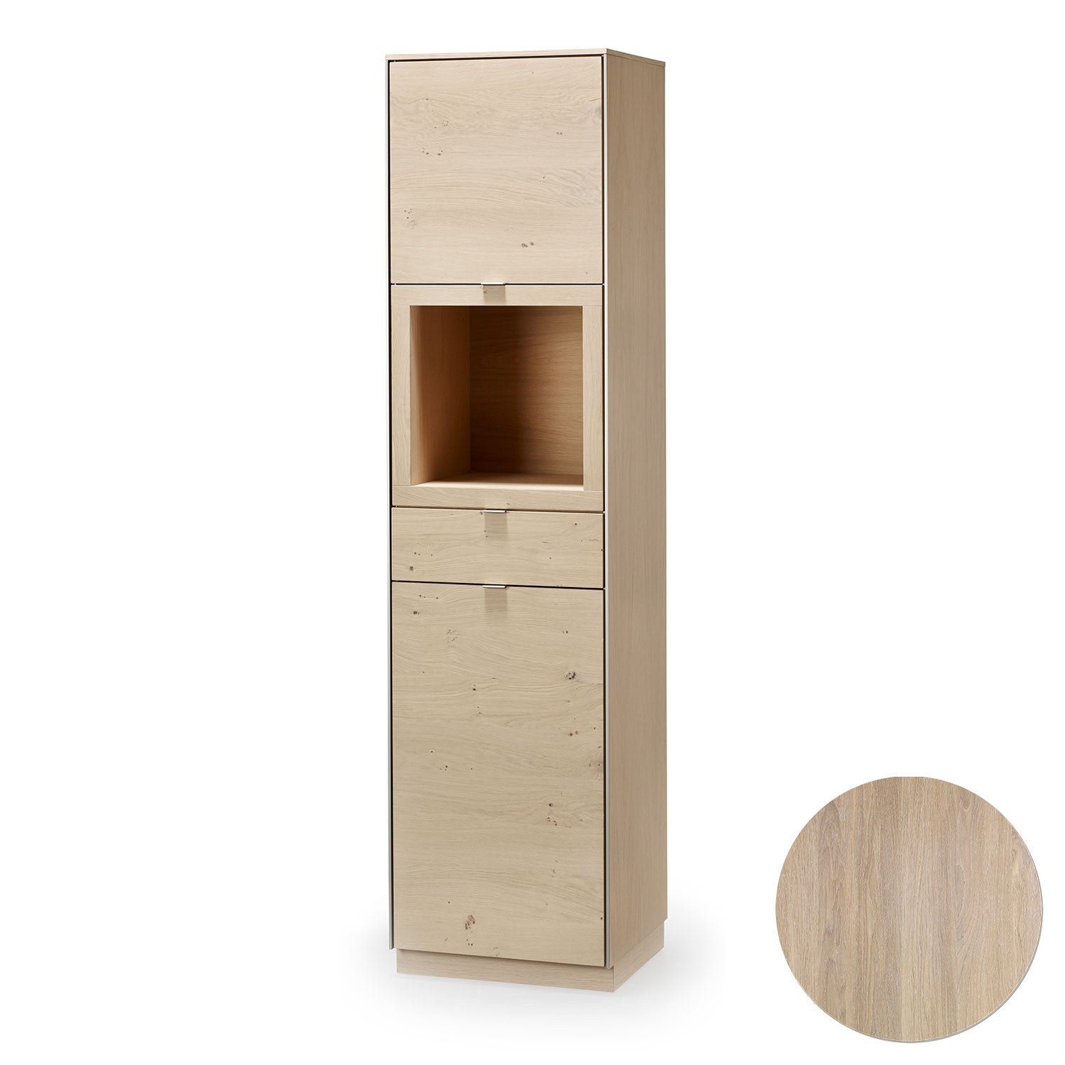 Skovby, Sm914 Vitrinskåp Ek Vitolja