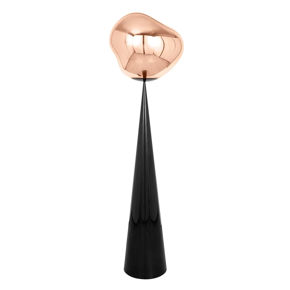 Melt Cone Fat Golvlampa Copper LED