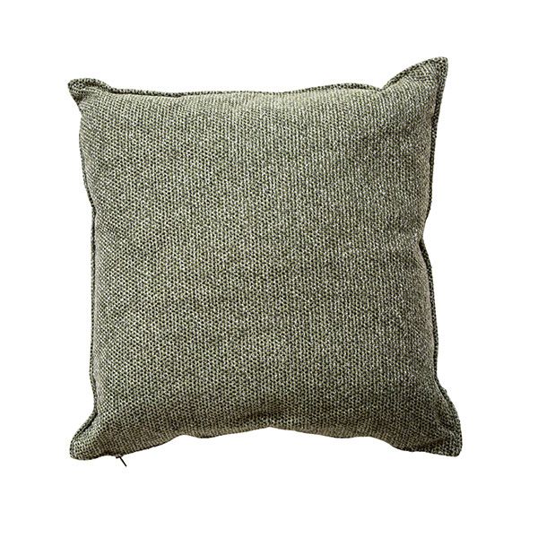 Wove Prydnadskudde 50X50 cm Mörkgrön 