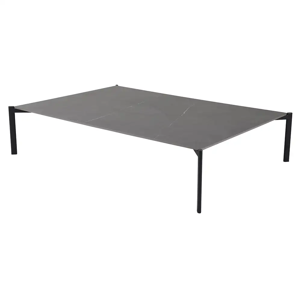 Hallavara soffbord 162x112 cm svart 