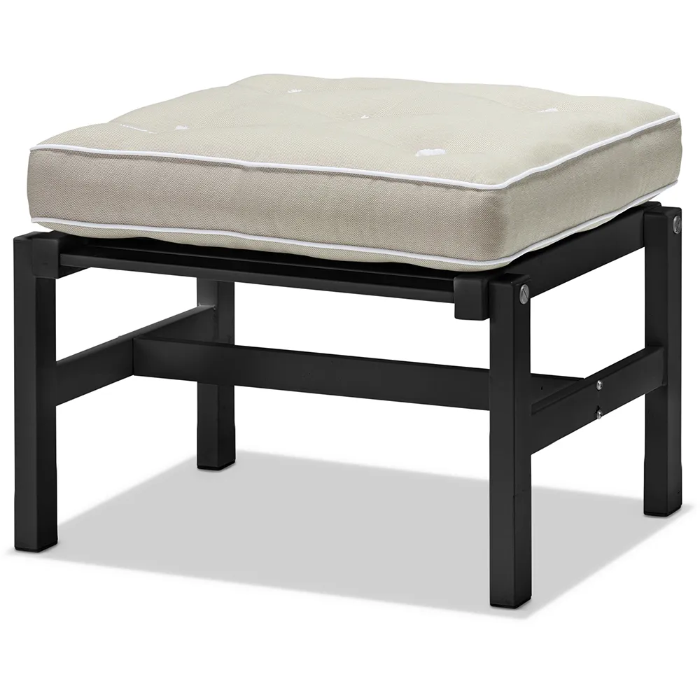 Pall 55X55Cm Svart Alu 