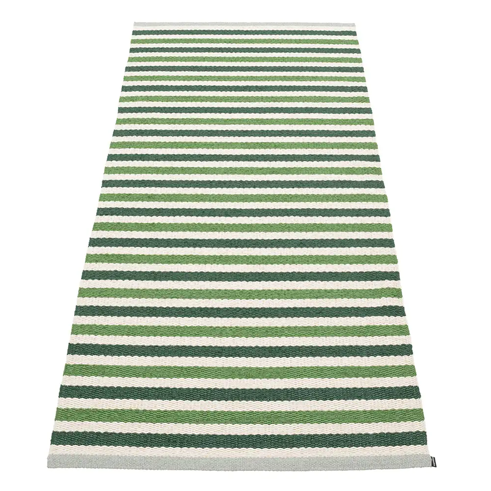 Teo Matta 85×200 cm Dark Green/Grass Green/Vanilla