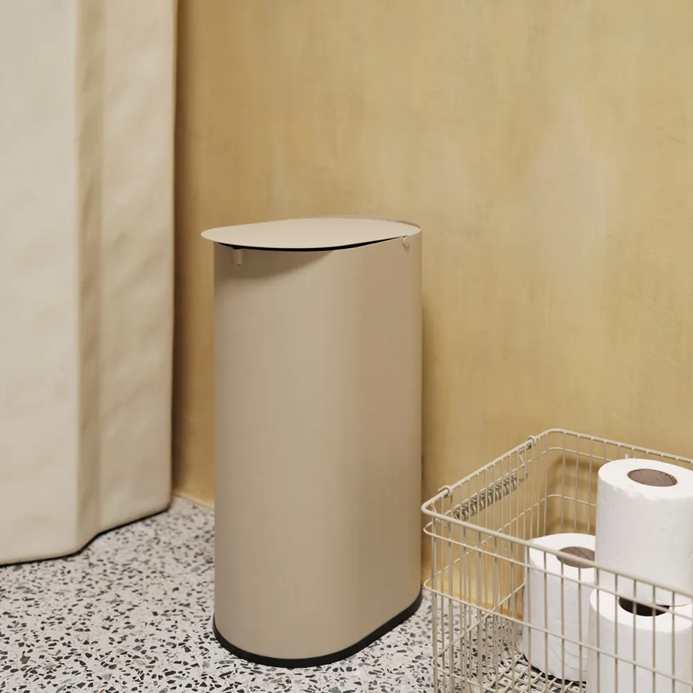 Enkel Soptunna - Small - Cashmere