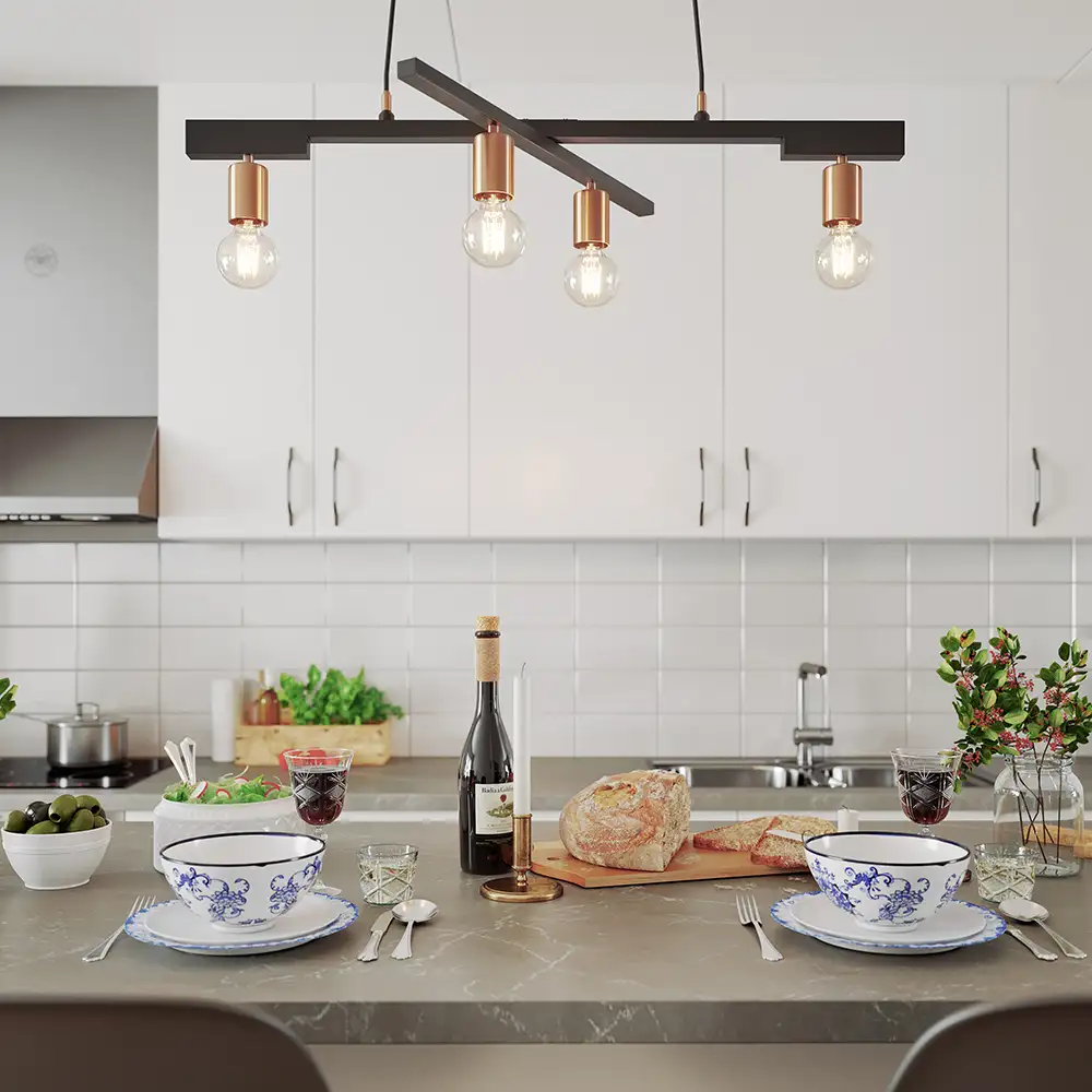 Zeona 4-lite Svart matt 