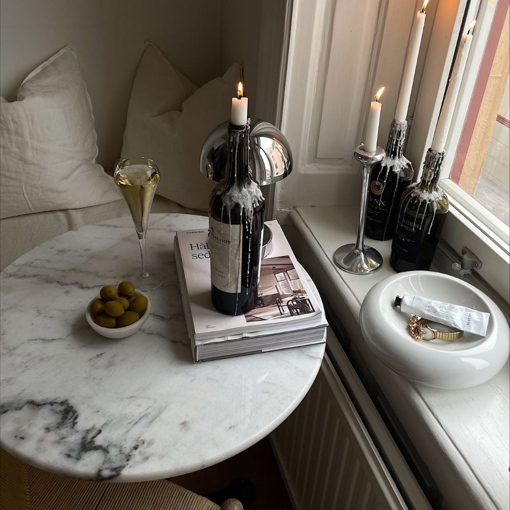 Loire marmor bord 60 vit