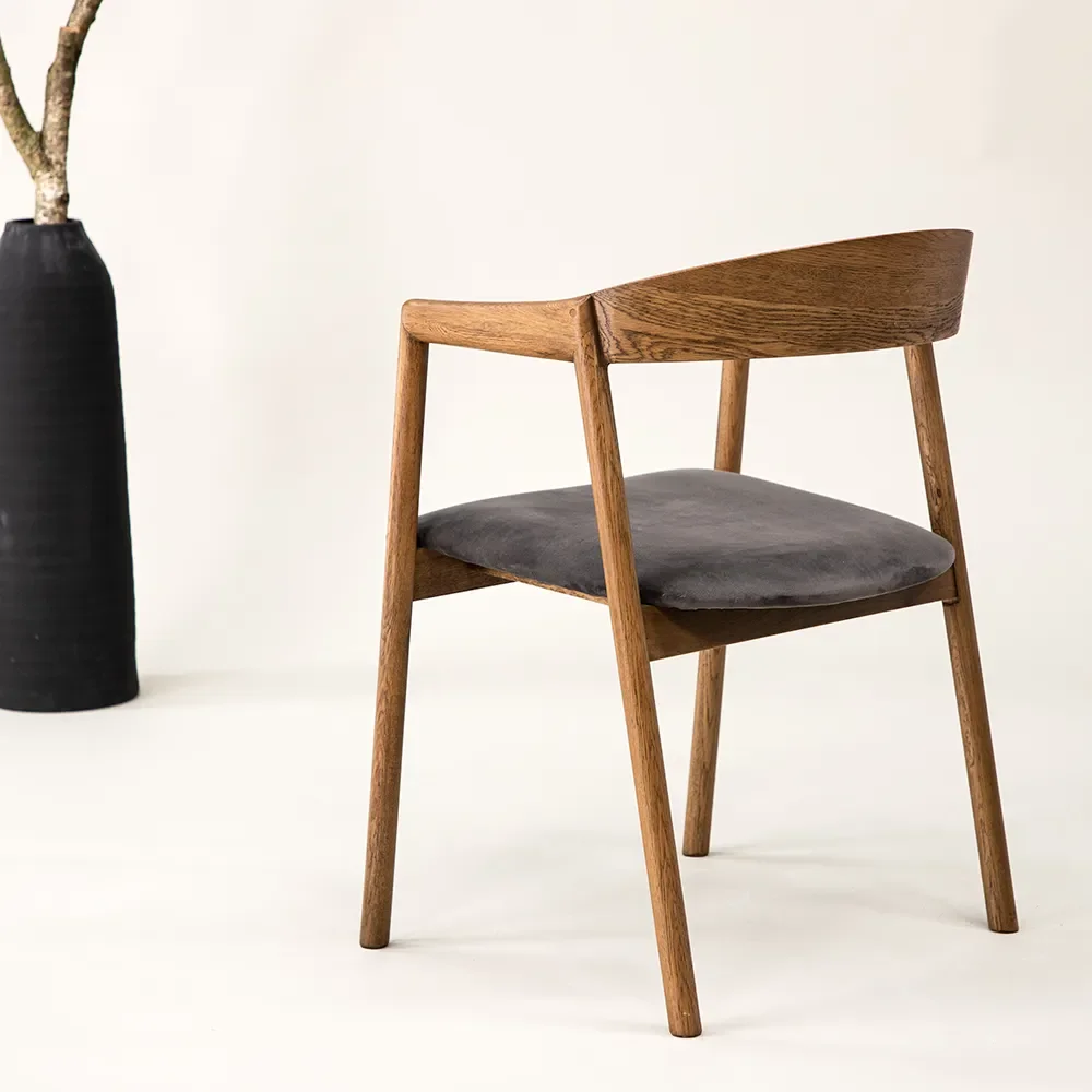 Långön Matstol ek 2-pack 