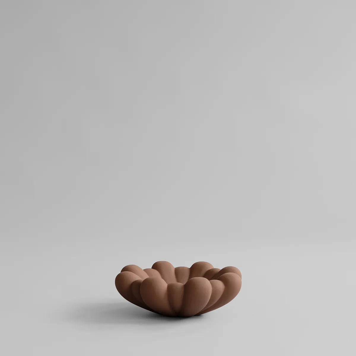 Handgjord Dekorationsskål Bloom Almond Ø 28,5 cm
