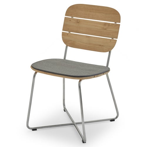 Lilium Chair Cushion Charcoal 