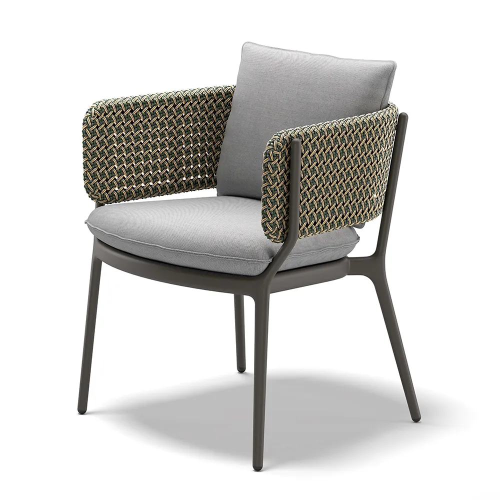 Dedon, Bellmonde karmstol AEP black pepper 0317 pine 0180