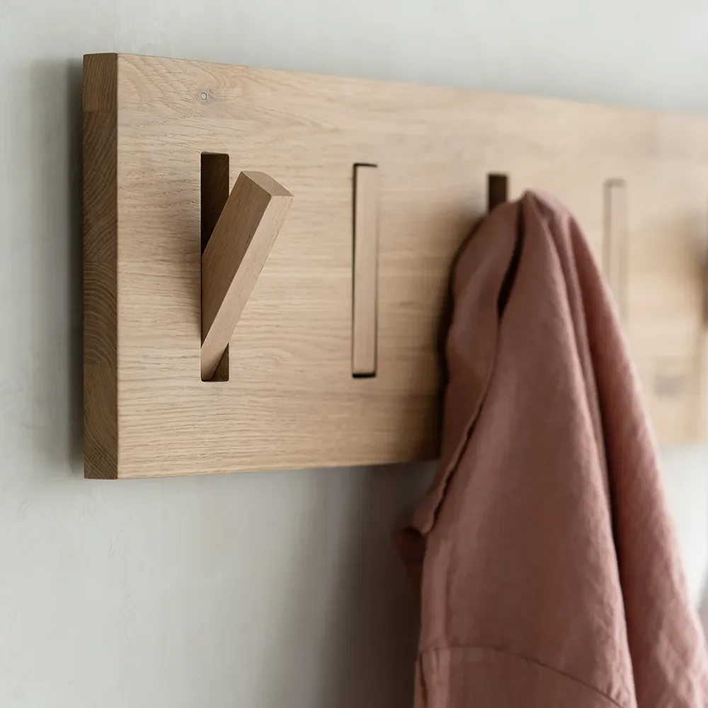 Utilitile Hängare vägg 78x23 cm Ek svart