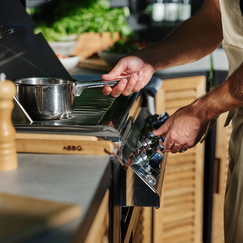 Fornax köksdel stor svart/grå 