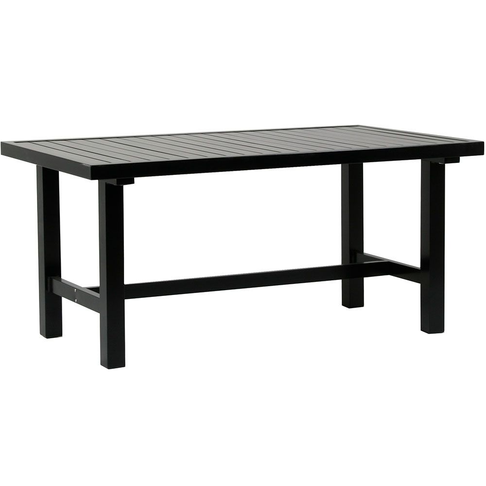 Fri Form, Bord 80X142Cm Höjd 65,5 Svart Alu