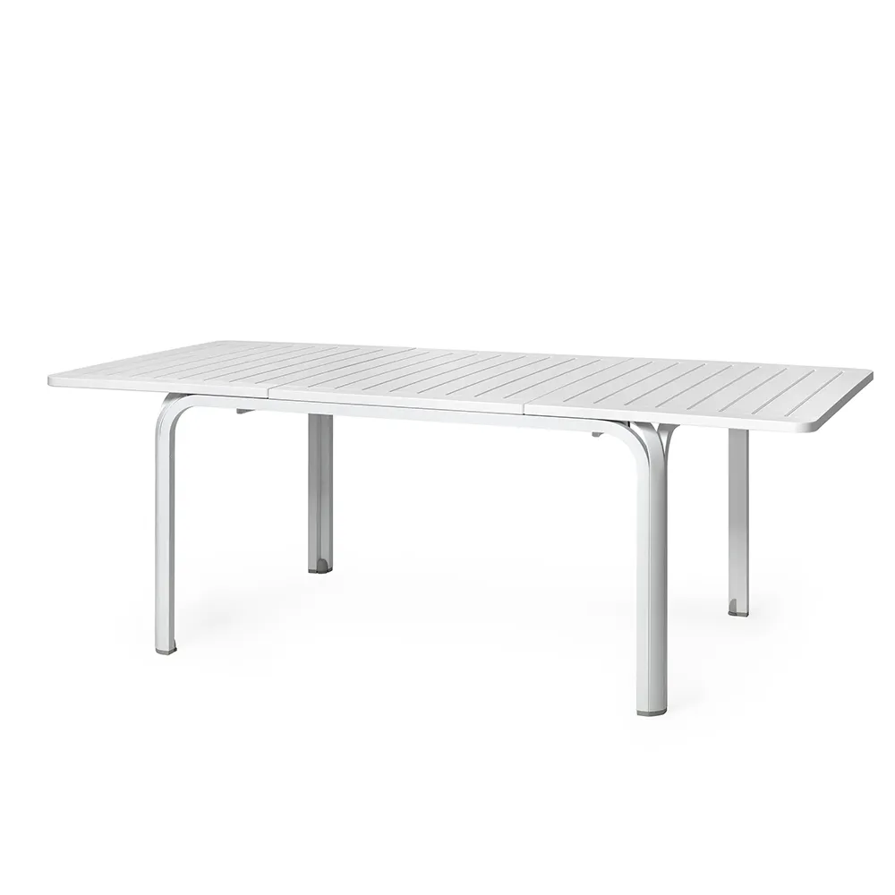 Nardi Alloro matbord 100×140-210 cm White White