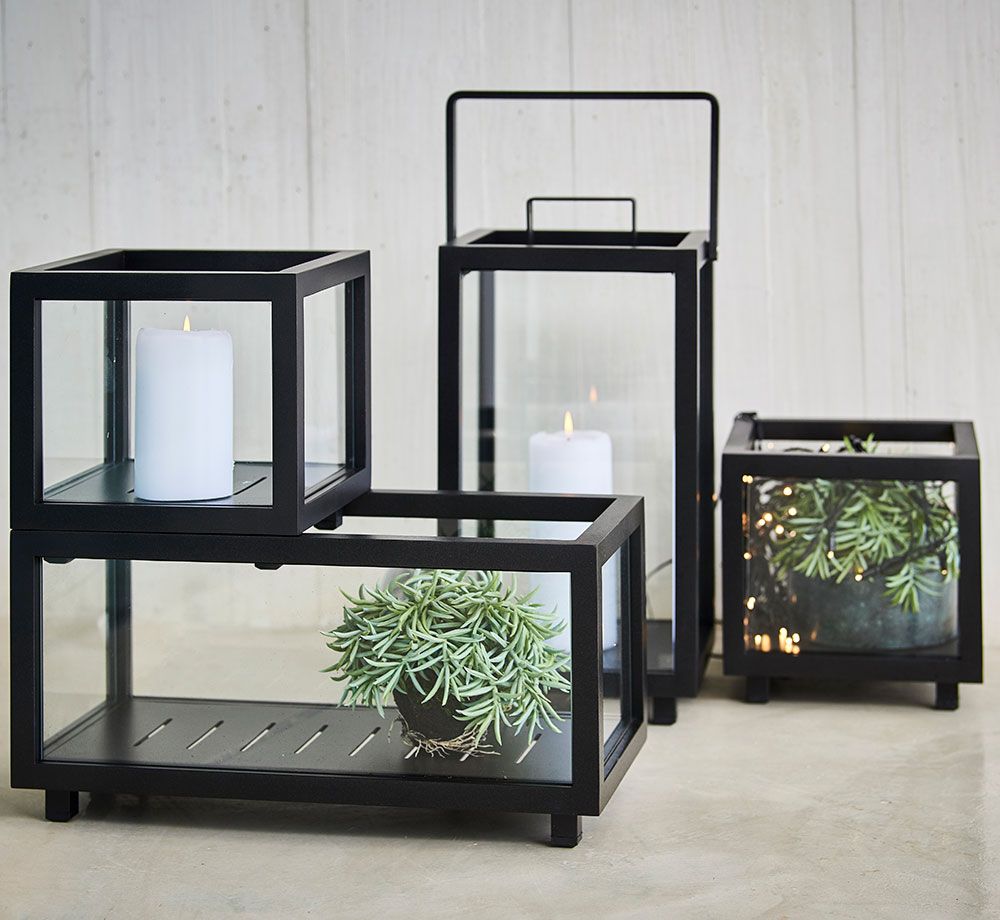 Lightbox ljuslykta rektangulär