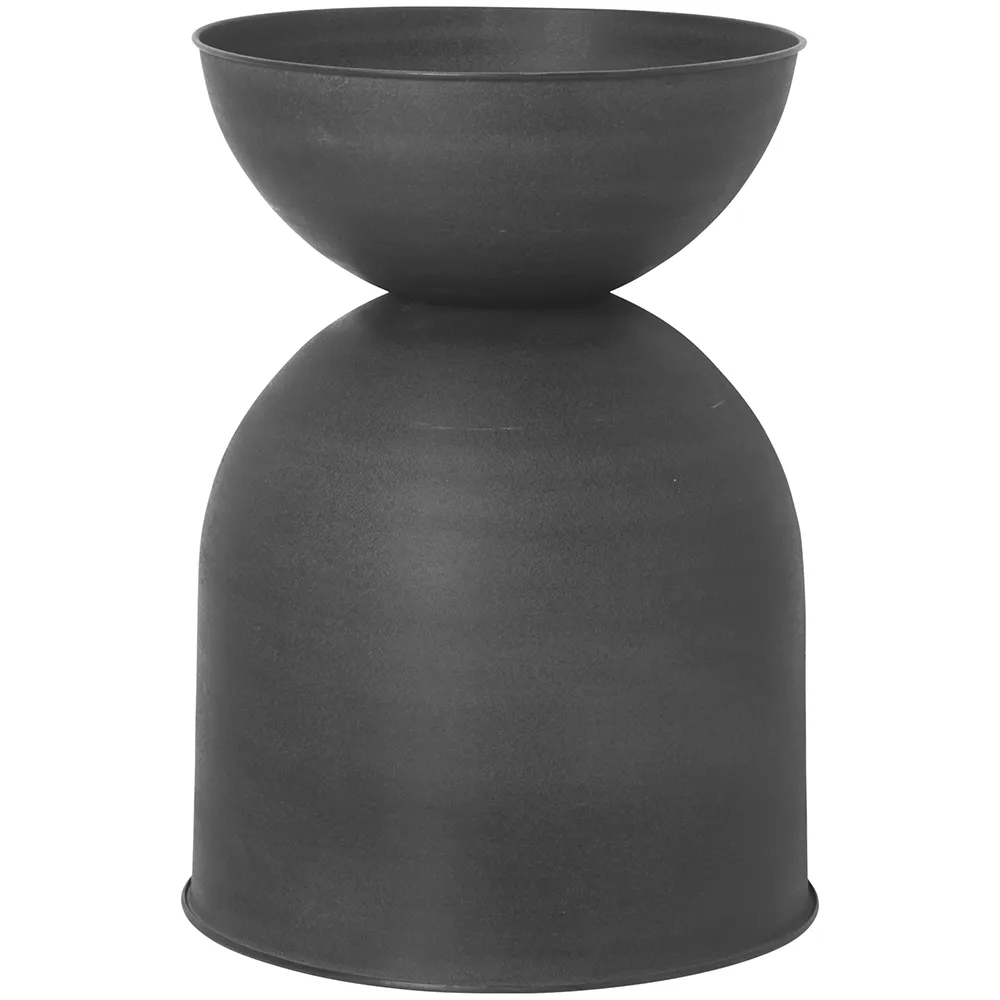 Alternativ bild 1 för ferm LIVING - Hourglass Pot Medium Black ferm LIVING