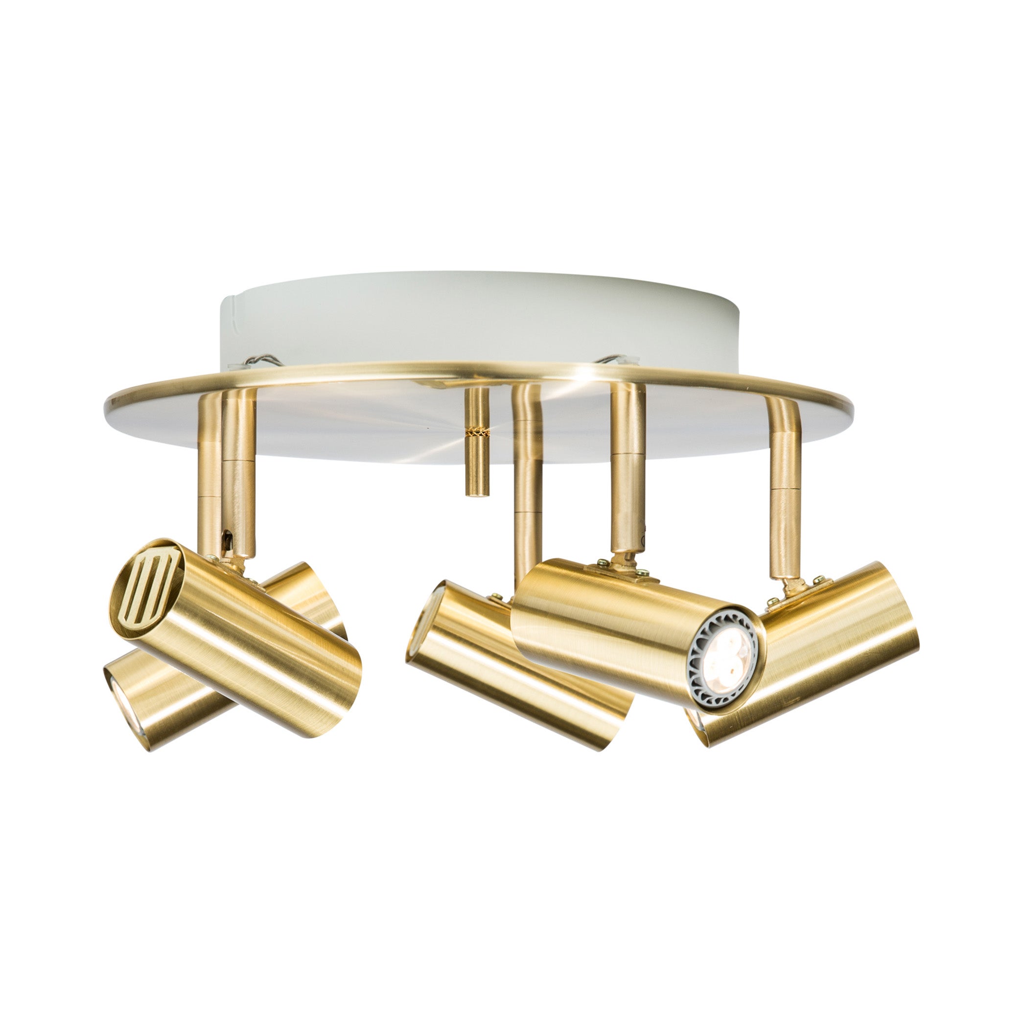 Cato 5-Spot Blankslipad Mässing Mr11 Inkl Ljuskälla