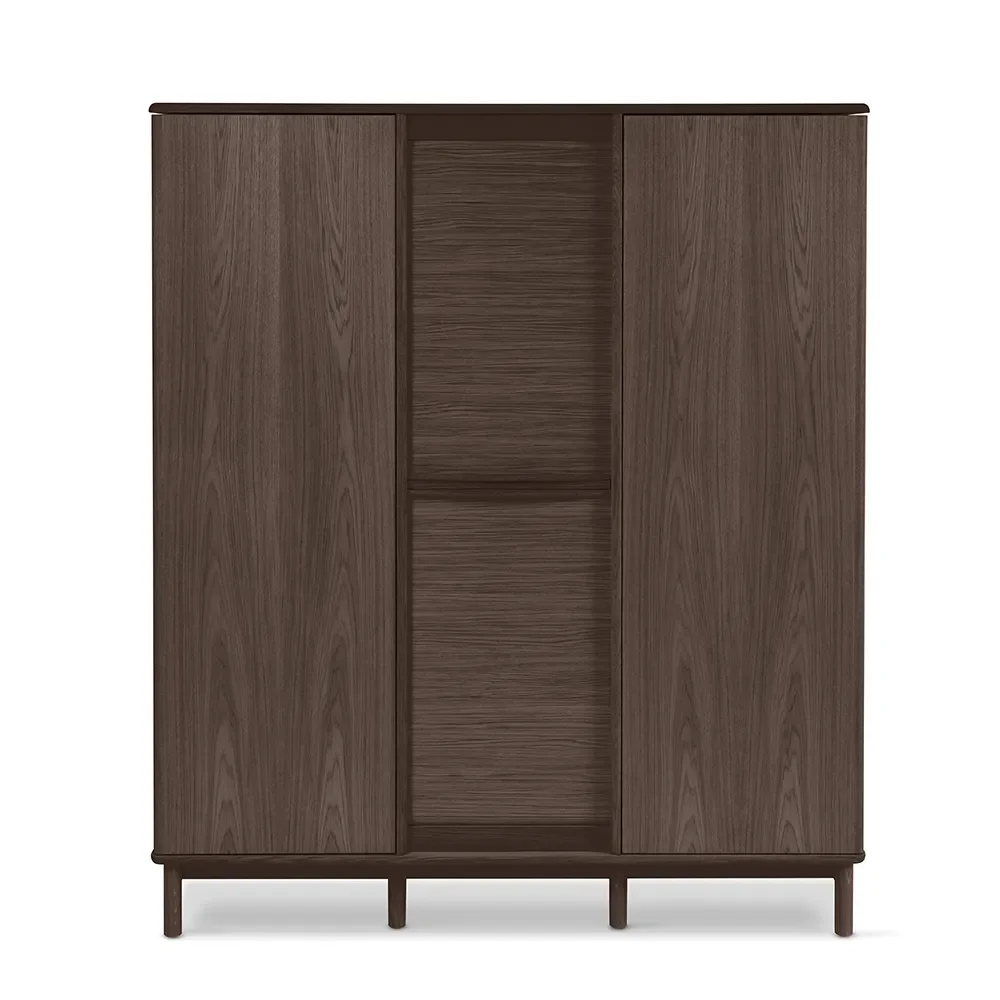 SM546 Hög skänk Mokkabrun lackad ek