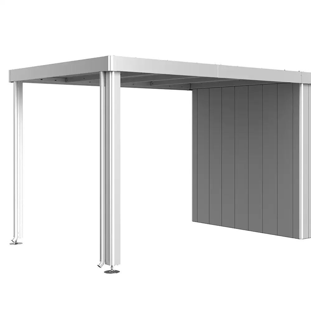 Sidotak till Trädgårdsskjul Neo 2A/2B/2C/2D metallic silver