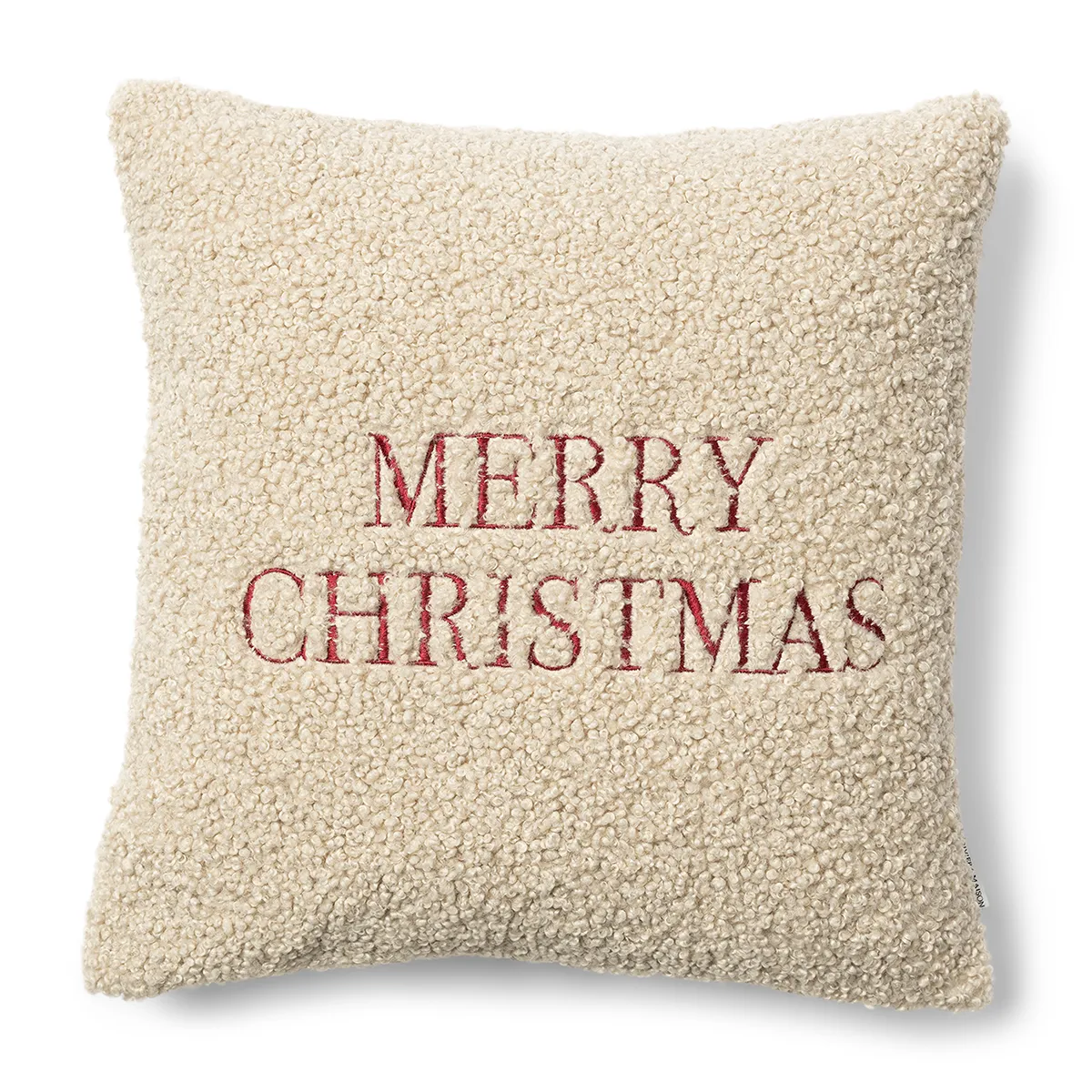 Kuddfodral Merry Christmas Beige 50x50 cm