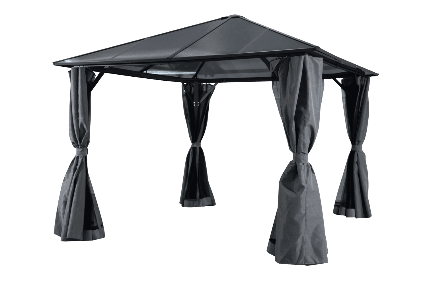 Brafab, Scopello paviljong 300x300 cm antracit/grå