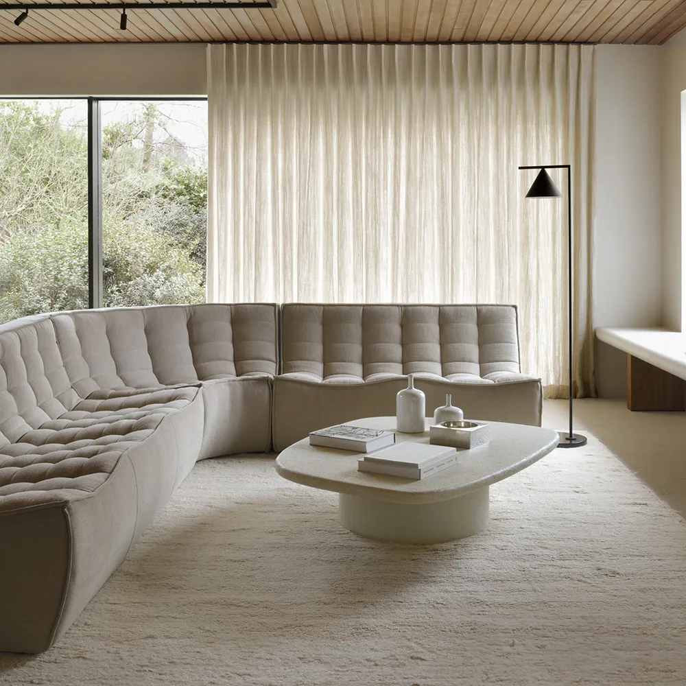 N701 3-sits soffa Ecru