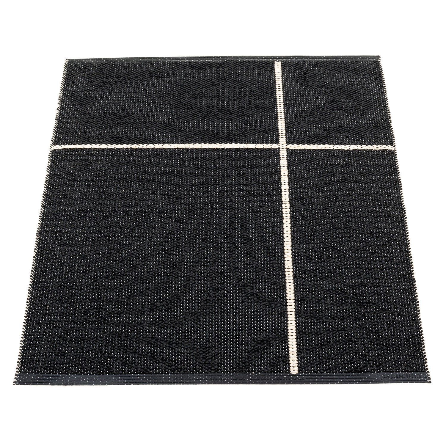 Fred matta 70x90 cm black / vanilla 