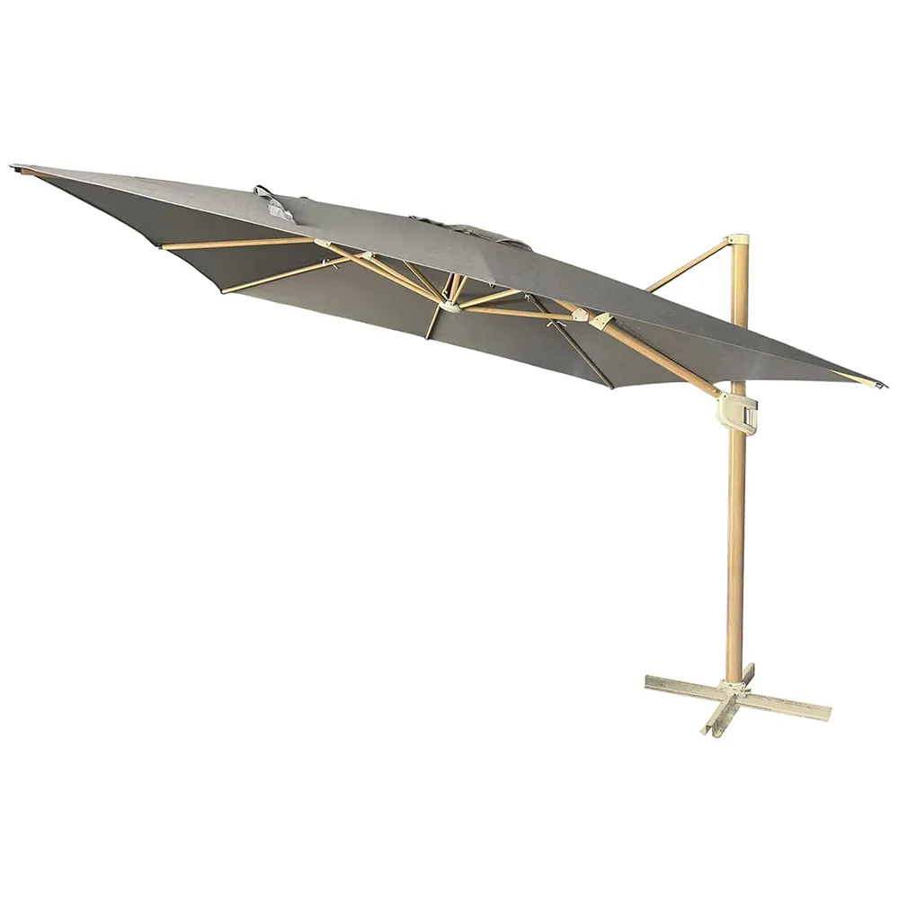 Frihängande Parasoll 300x300 cm Mörkgrå