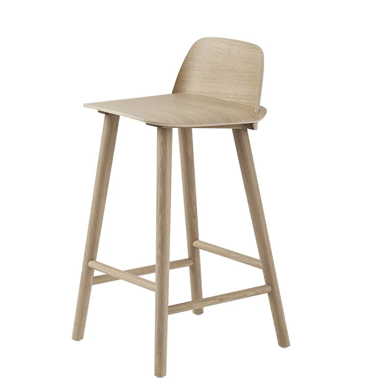 muuto, nerd barstol 65 cm - oak