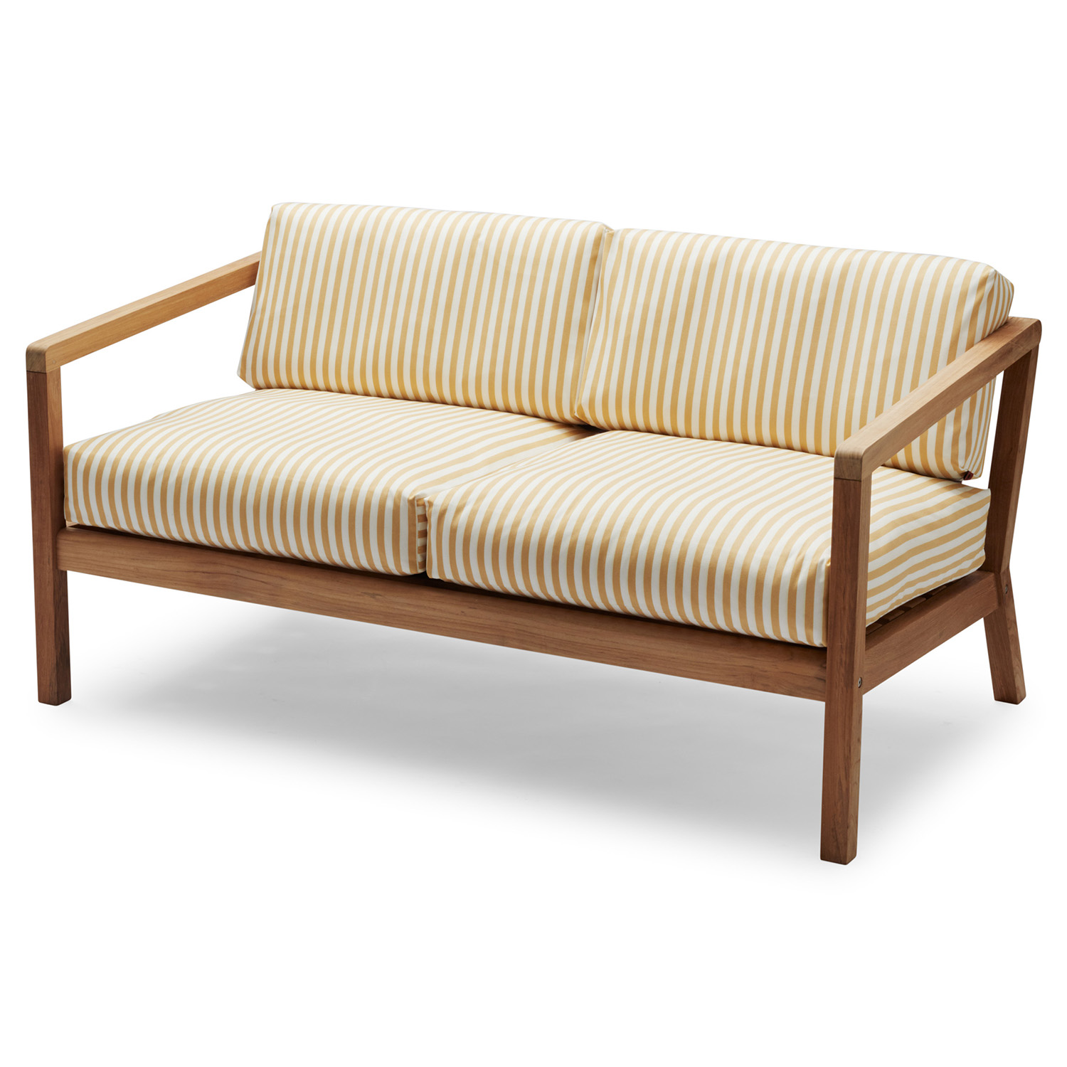 Skagerak Virkelyst 2-Seater Golden Yellow Stripe Teak