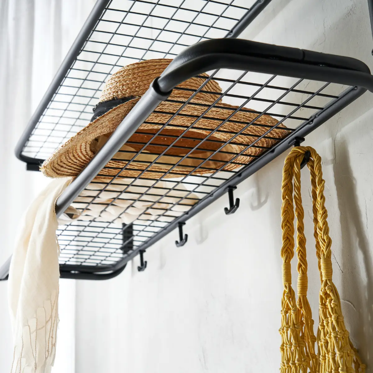 Classic hatthylla 120 cm Svart Svart