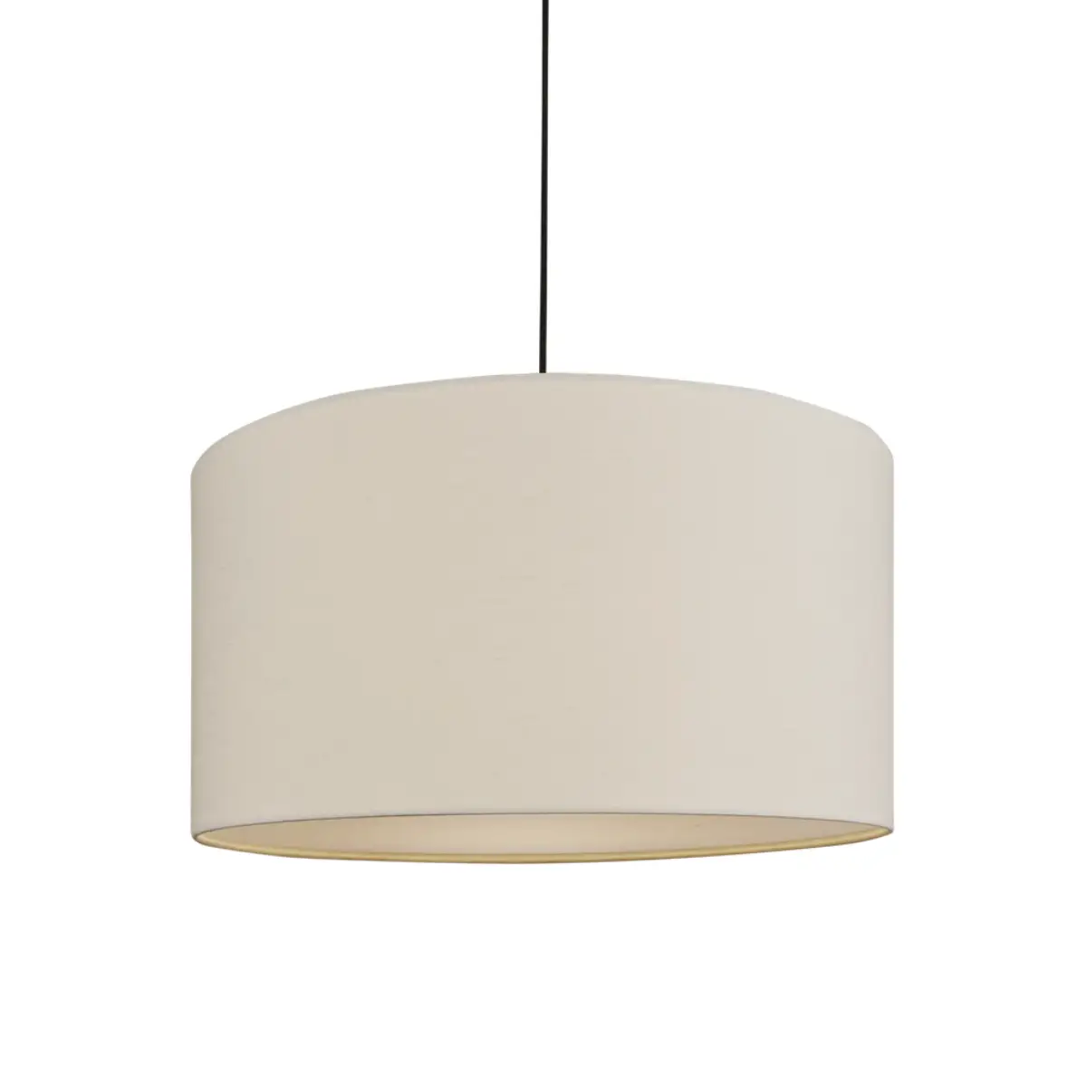 Belid, Pendel Soft Ø60 linne vit/metallic bronze