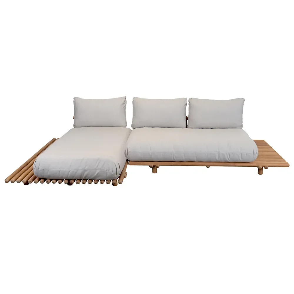 Cane-line, Sticks divansoffa Teak/sand
