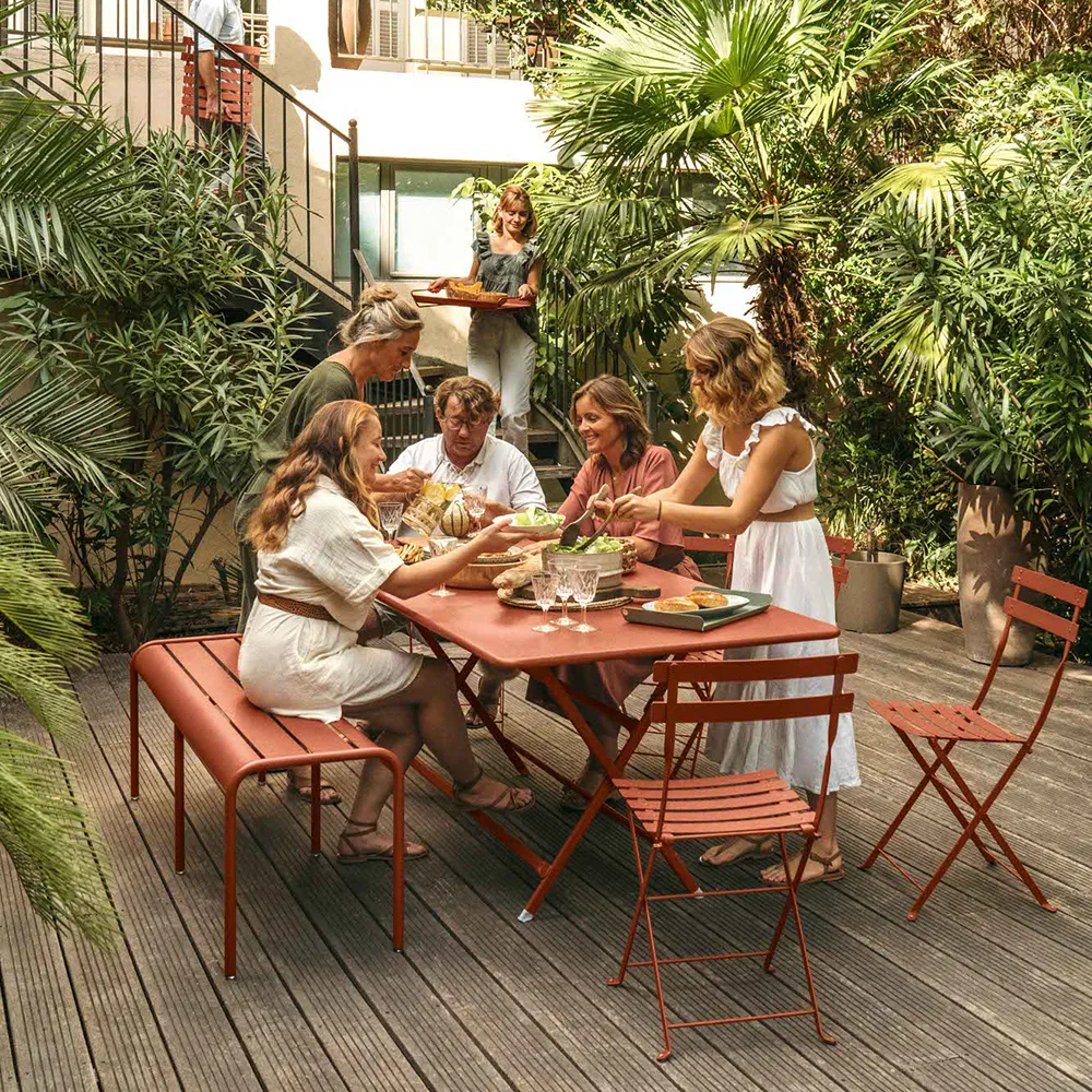 Bistro bord 117 x 77 cm Red Ochre