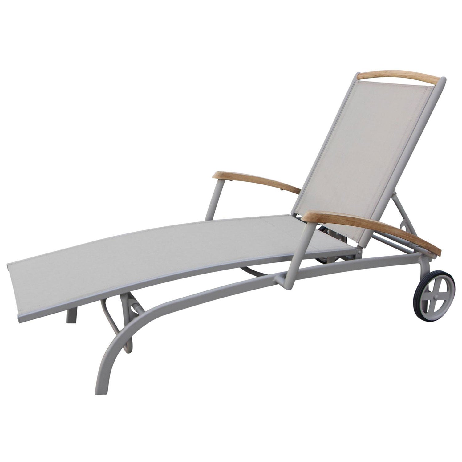 Andy vilsäng khaki/khaki teak 