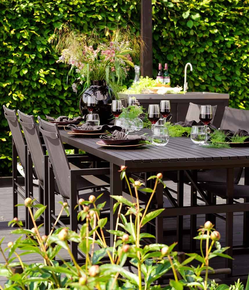 Vevi matgrupp svart aluminium 