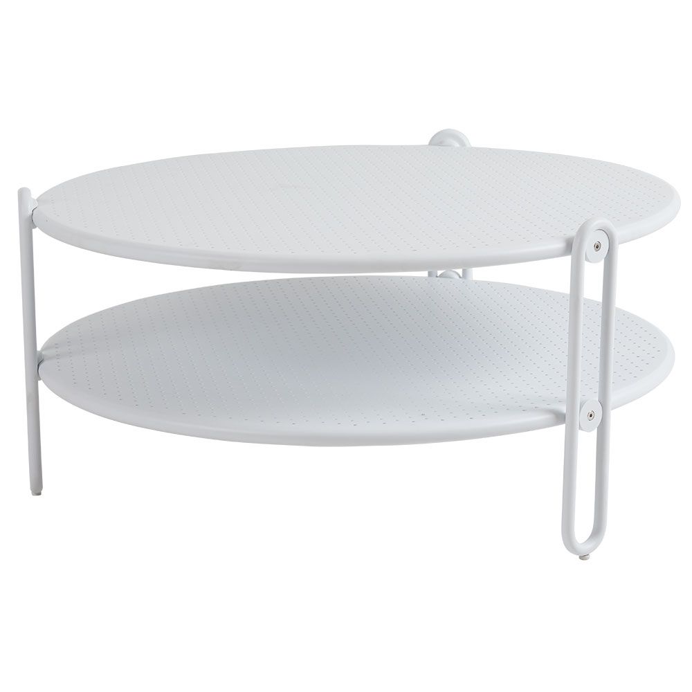 Blixt soffbord 85 cm vitt