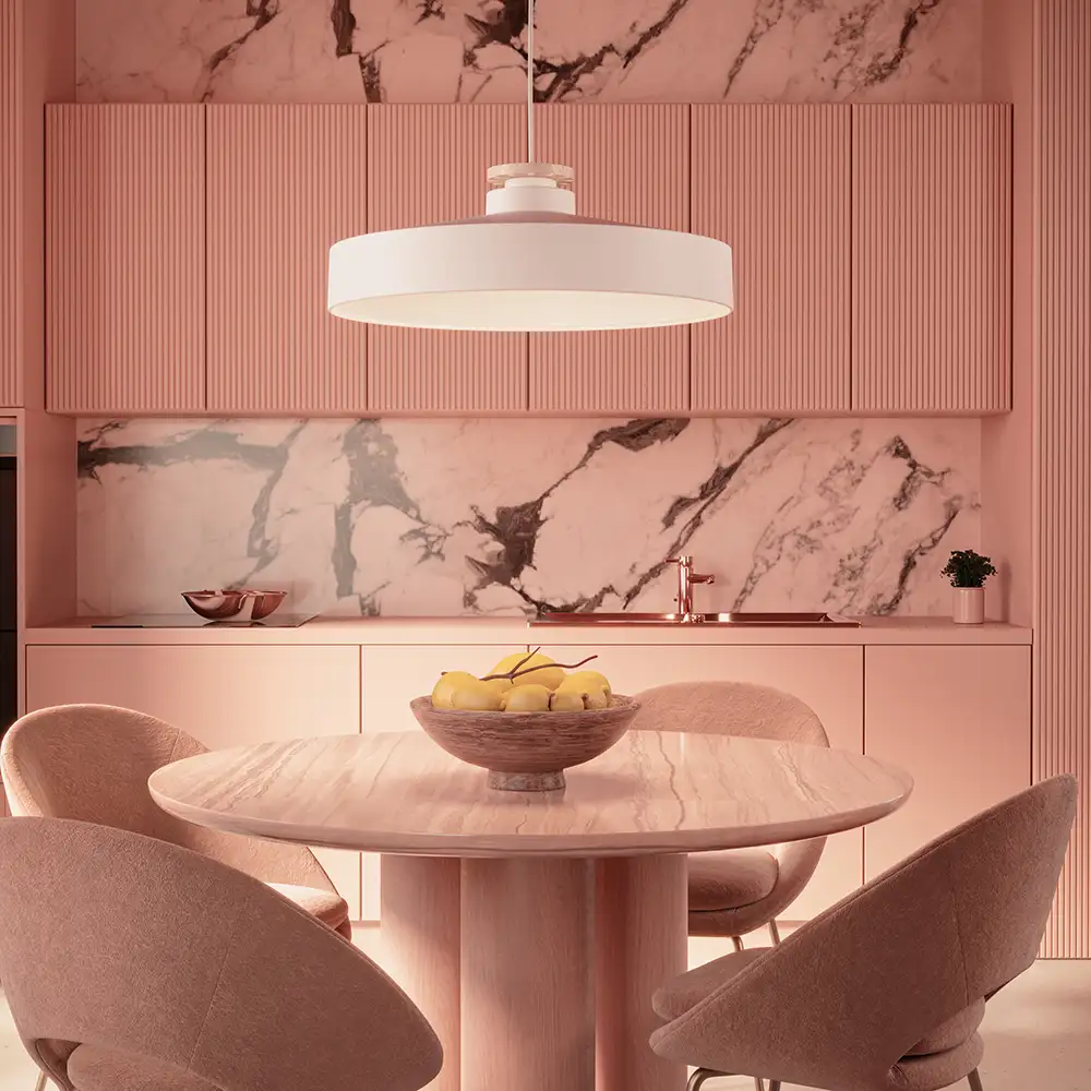 Street pendel L Vit E27