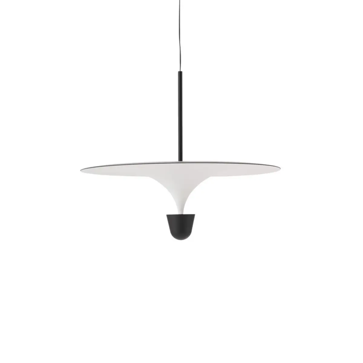 Kantarell Pendellampa Ø60 Svart