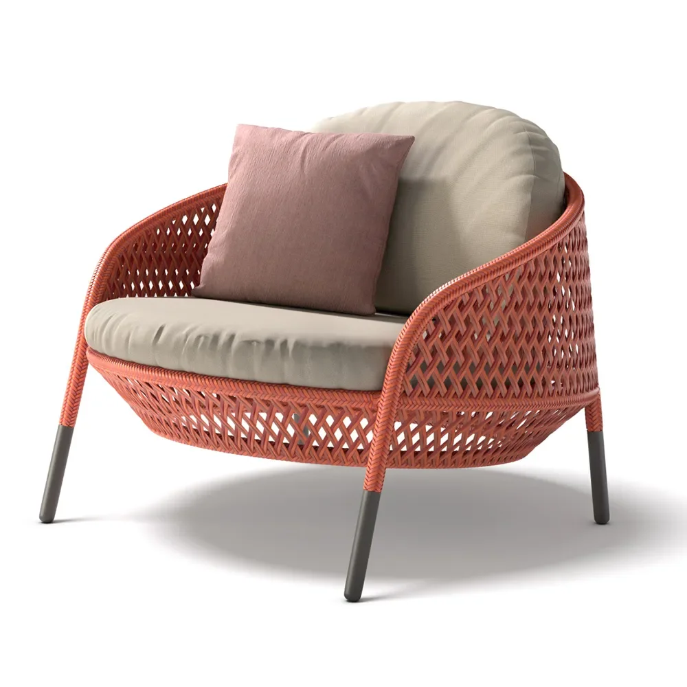 Dedon, AHNDA loungestol AB7 vulcano 0305 elemental 0105