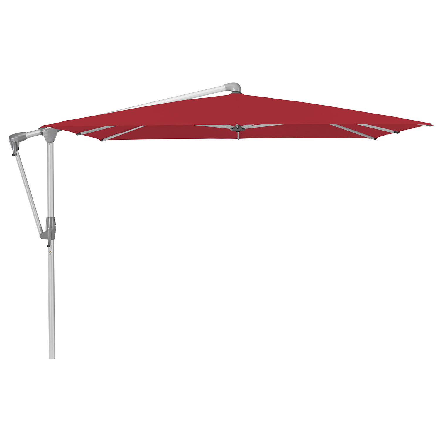 Sunwing Casa frihängande parasoll 300×240 cm kat.5 anodizerad alu / 646 rubino