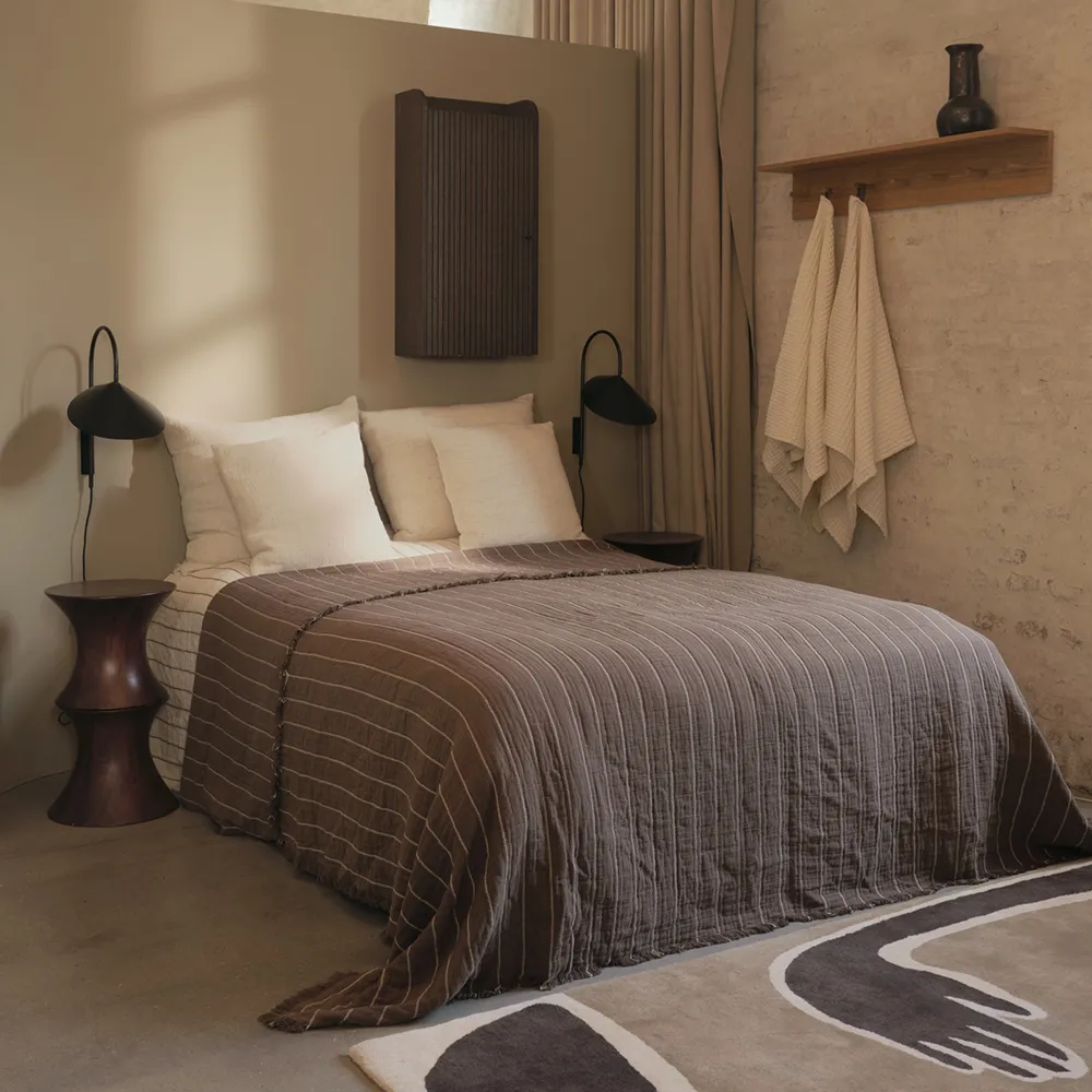 Aires Överkast 160x240 cm Stone