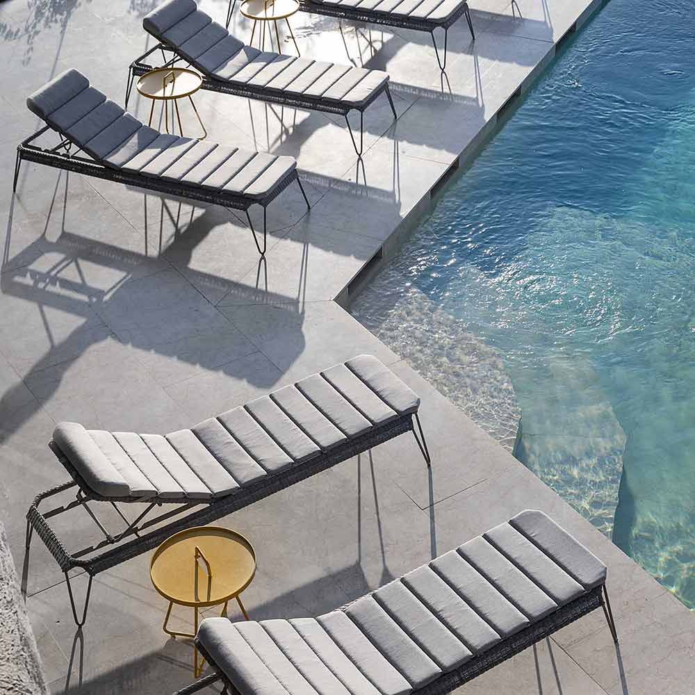 Breeze Solsängsdyna Grå 