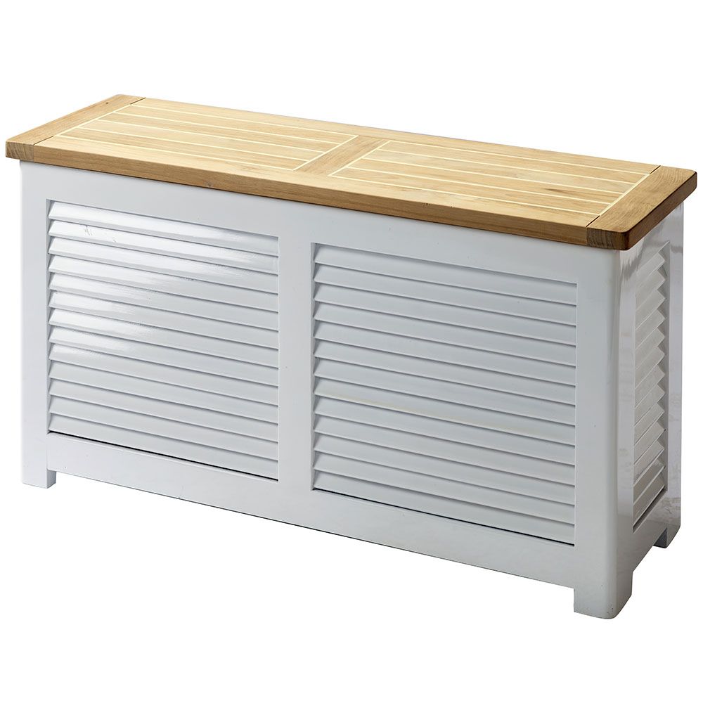 Produktfoto för Cinas, Classic förvaringsbox 30x90 cm teak/vit